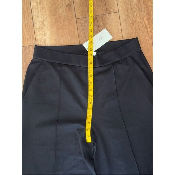 NWT Masai Copenhagen Womens Pintuck Piana Pleat Pull-On Crop Pants Black Sz XL - Picture 8 of 12